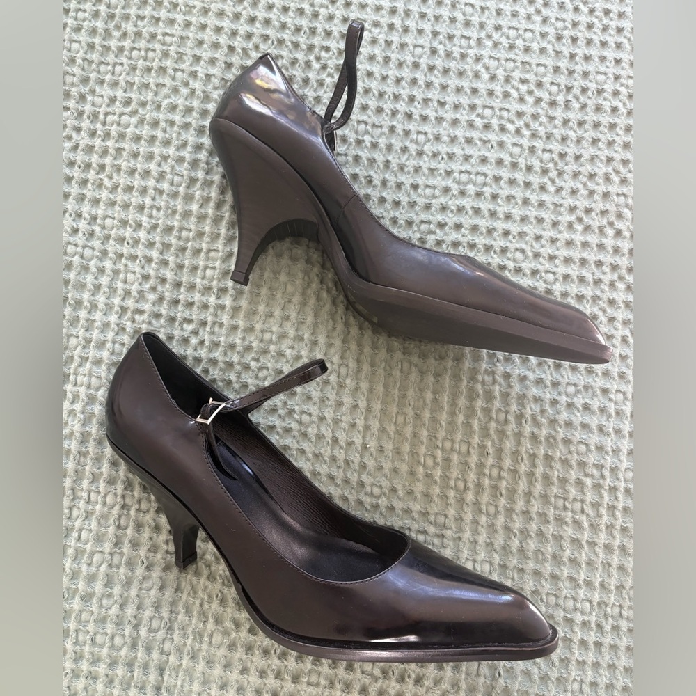 Jeffrey Campbell Black Patent Leather Mary Jane Heels - Picture 2 of 5